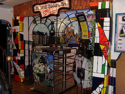 Toiletten im Hundertwasser Village